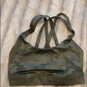 Camo lululemon bra size 2